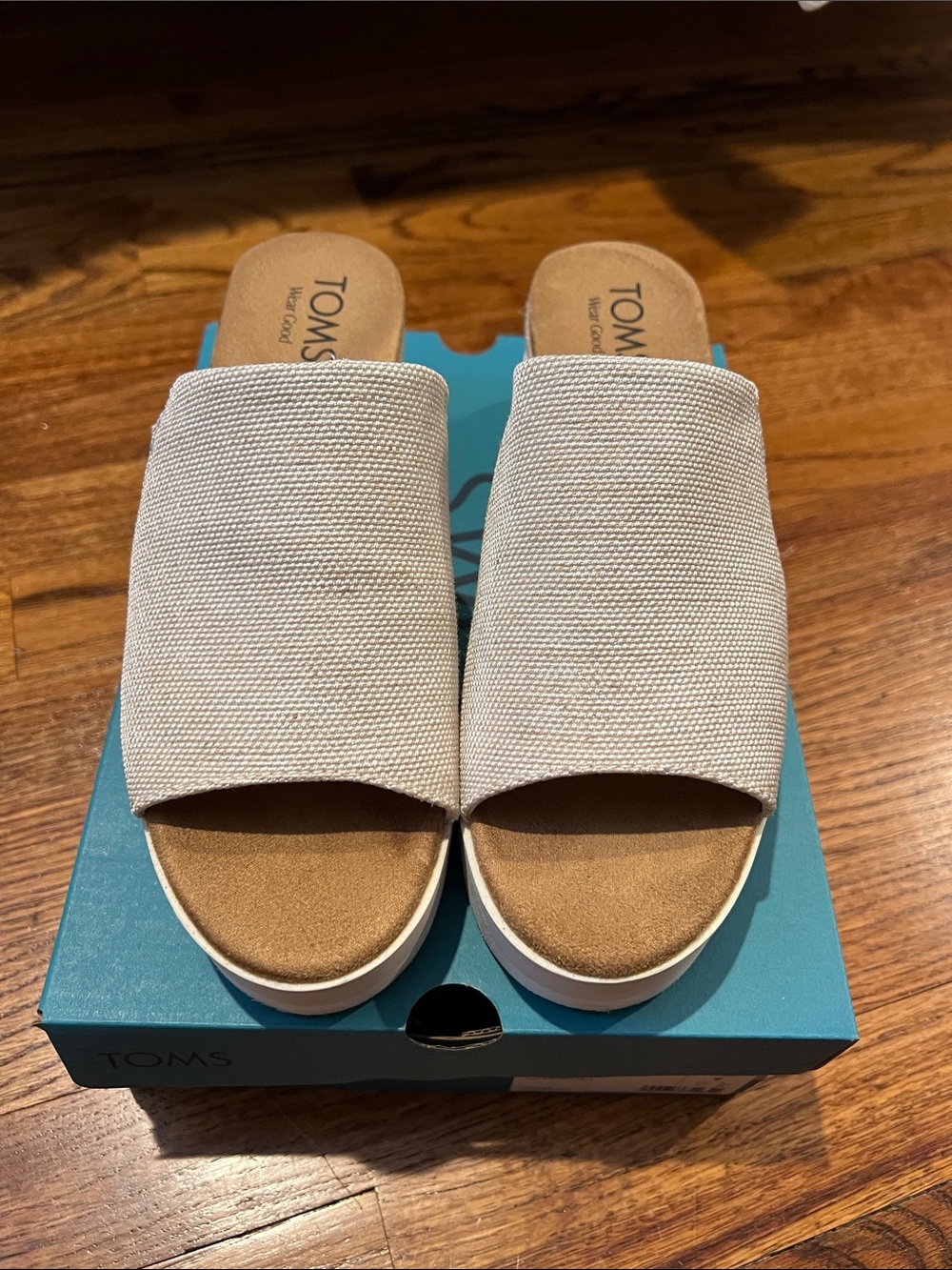 Toms Natural Yarn Diane Mule Size 7